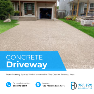 concrete driveway